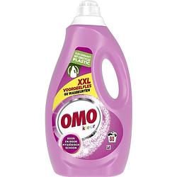 Foto van Omo kleur vloeibaar wasmiddel - 80 wasbeurten - voordeelverpakking
