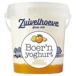 Foto van Zuivelhoeve boer'sn yoghurt® spaanse sinaasappel 750g bij jumbo