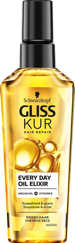 Foto van Schwarzkopf gliss kur elixer ultimate repair oil