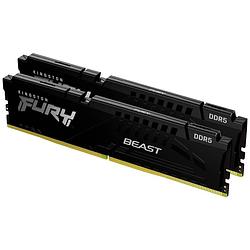 Foto van Kingston fury beast werkgeheugenset voor pc ddr5 16 gb 2 x 8 gb 5600 mhz 288-pins dimm cl36 kf556c36bbek2-16