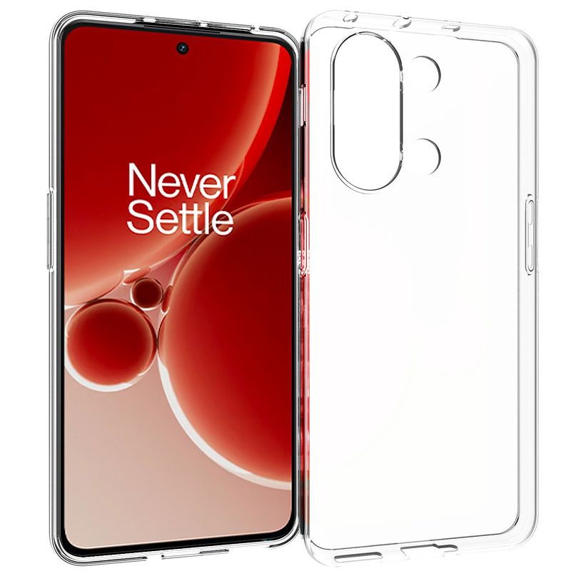 Foto van Accezz clear backcover oneplus nord 3 telefoonhoesje transparant