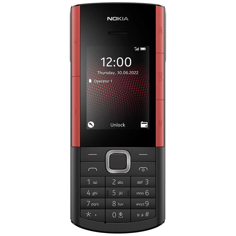 Foto van Nokia 5710 xa mobiele telefoon zwart/rood