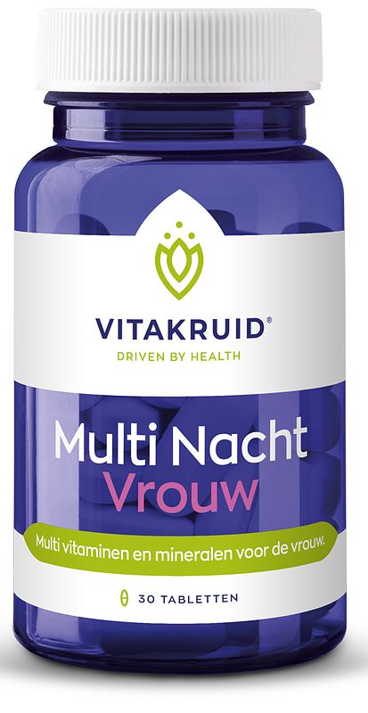 Foto van Vitakruid multi nacht vrouw tabletten