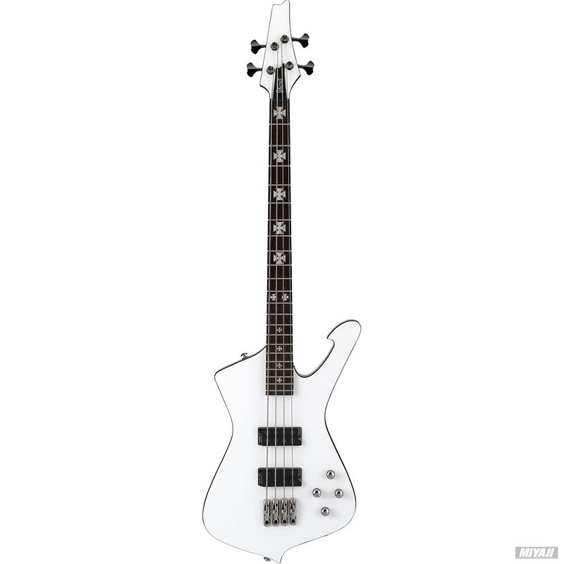 Foto van Ibanez sdb3 sharlee d'sangelo pearl white