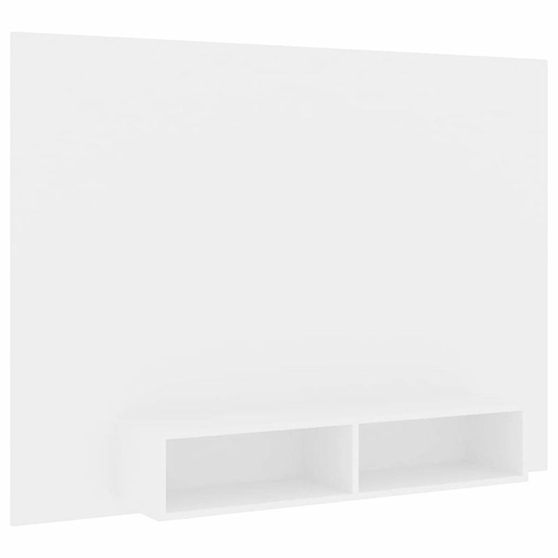 Foto van Vidaxl tv-wandmeubel 135x23,5x90 cm spaanplaat wit