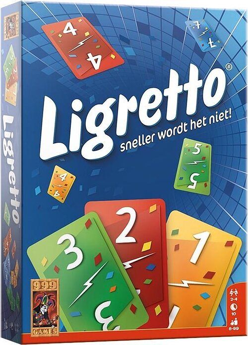 Foto van 999 games kaartspel ligretto blauw (nl)