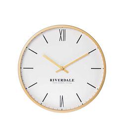 Foto van Riverdale wandklok milena goud 40 cm