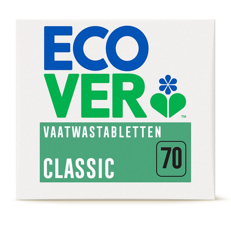 Foto van Ecover vaatwastabletten, pak van 70 stuks