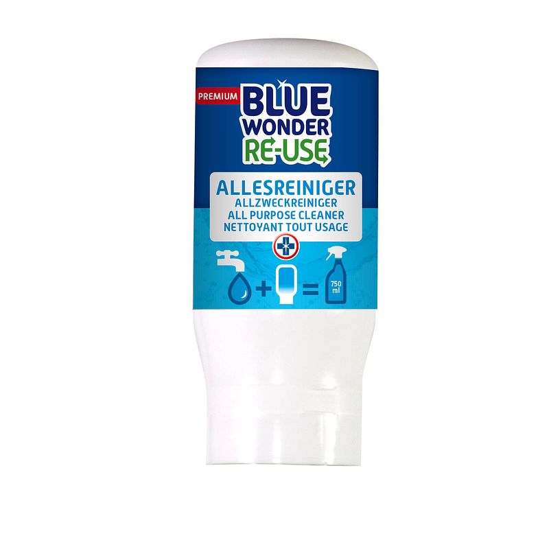 Foto van Blue wonder premium re-use all purpose cleaner