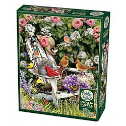 Foto van Cobble hill legpuzzel summer adirondack birds 1000 stukjes