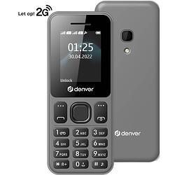 Foto van Denver senioren telefoon bluetooth - gsm met dual sim - mobiele telefoon simlockvrij - fas1806 - zwart