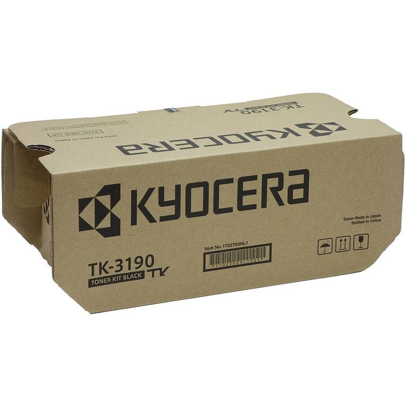 Foto van Kyocera toner tk-3190 1t02t60nl1 origineel zwart 25000 bladzijden