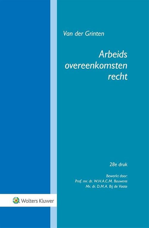 Foto van Arbeidsovereenkomstenrecht - hardcover (9789013173710)