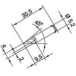 Foto van Ersa 0102bdlf20 soldeerpunt grootte soldeerpunt 2 mm inhoud: 1 stuk(s)