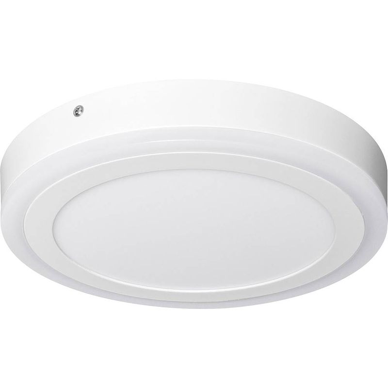 Foto van Ledvance 4058075260559 led click white rd 300mm 18w ledv led-plafondlamp led 18 w wit