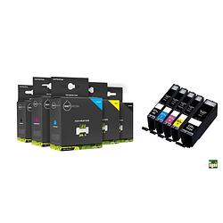 Foto van Inktmedia® - geschikt canon pgi-550bk xl cli-551 xl serie met chip complete set