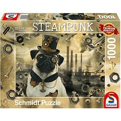 Foto van 999 games puzzel stem punk hond karton 37 cm 1000 stukjes