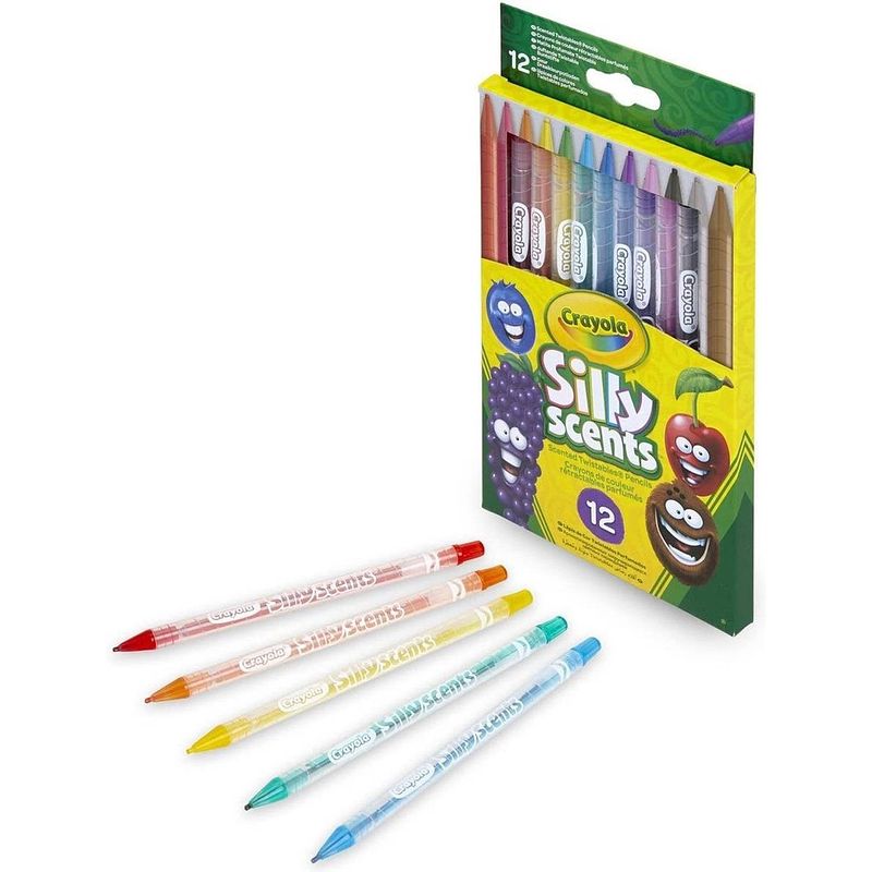 Foto van Crayola silly scents - draaibare geurpotlodenset - 12 stuks