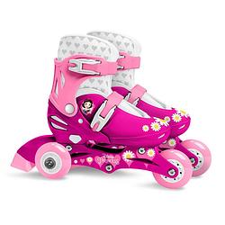 Foto van Disney verstelbare inlineskates princess meisjes roze mt 27/30