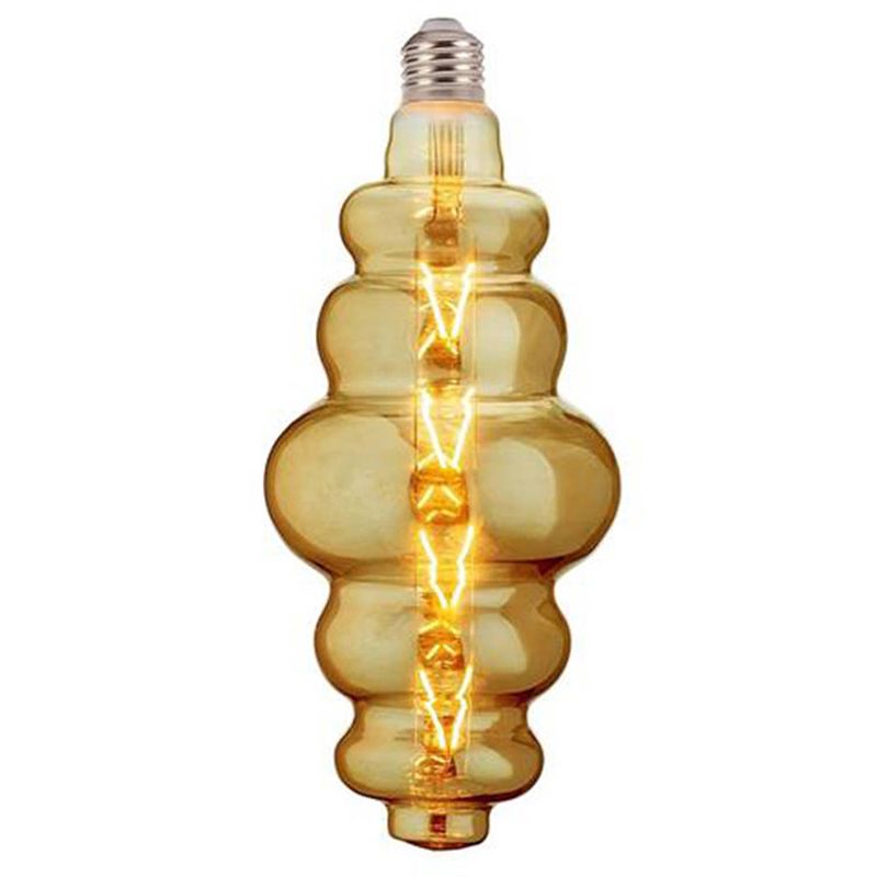 Foto van Led lamp - design - origa - e27 fitting - amber - 8w - warm wit 2200k