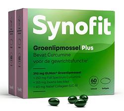 Foto van Synofit groenlipmossel plus softgels