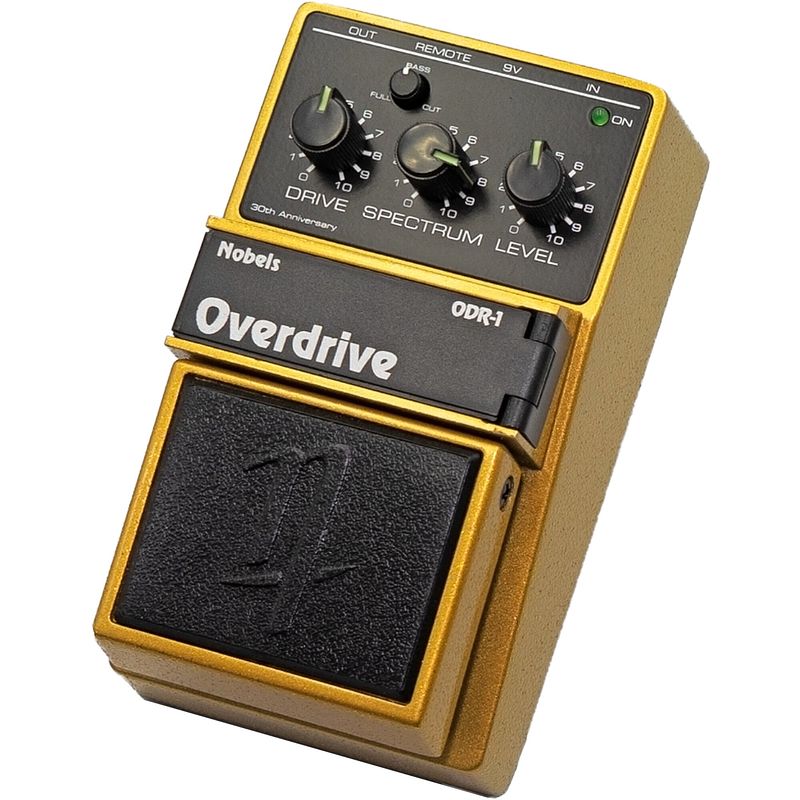 Foto van Nobels odr-1 natural overdrive 30th anniversary limited edition gold sparkle met bass cut