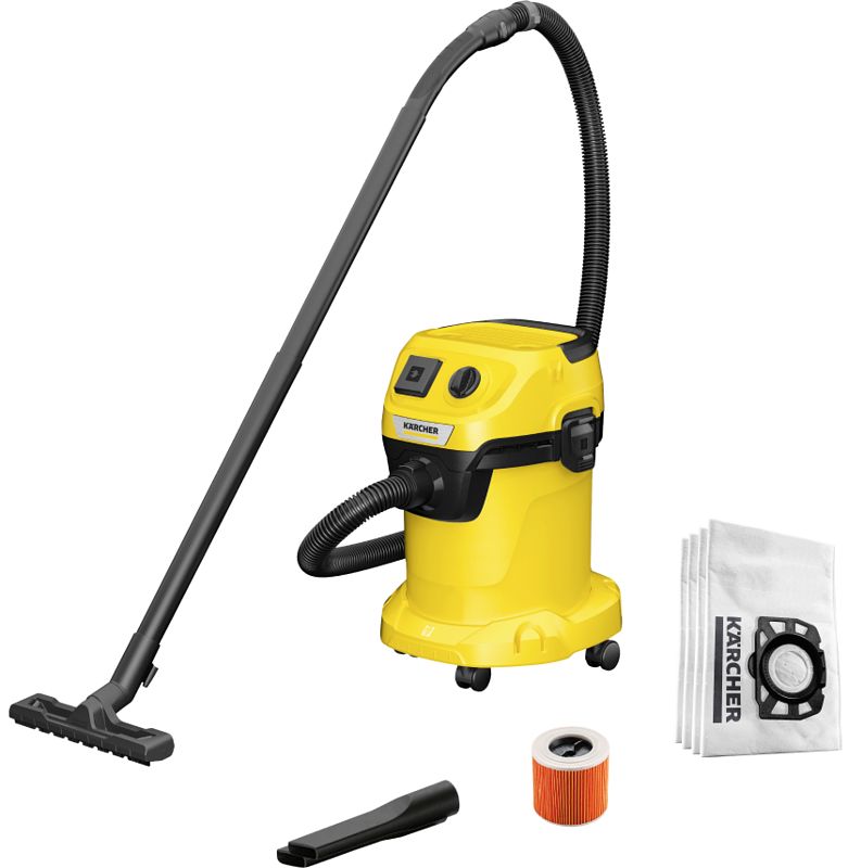 Foto van Karcher wd 3 p v-17/4/20 + stofzuigerzakken (4x)