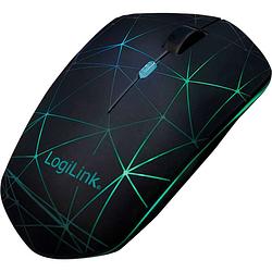 Foto van Logilink id0172 draadloze muis bluetooth optisch zwart 3 toetsen 1600 dpi verlicht
