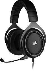Foto van Corsair hs50 pro stereo gaming headset carbon/zwart