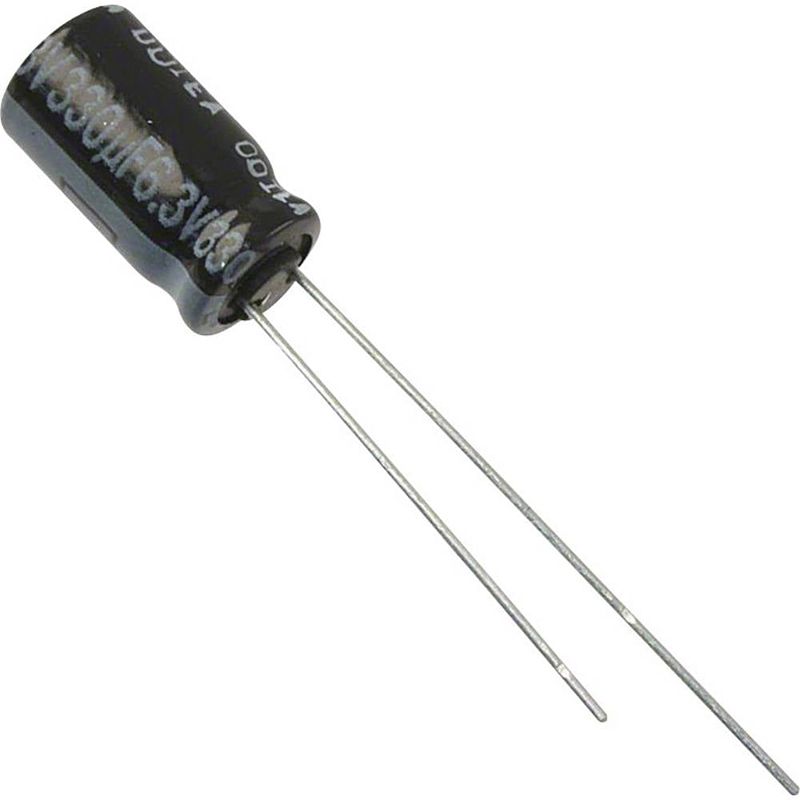 Foto van Panasonic eeu-fr1v680 elektrolytische condensator radiaal bedraad 2.5 mm 68 µf 35 v 20 % (ø) 6.3 mm 1 stuk(s)