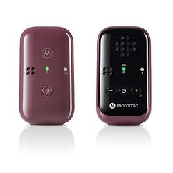 Foto van Motorola audio babyfoon pip12 travel - baby monitor dect technologie - 10 uur batterijduur - 450m bereik - paars