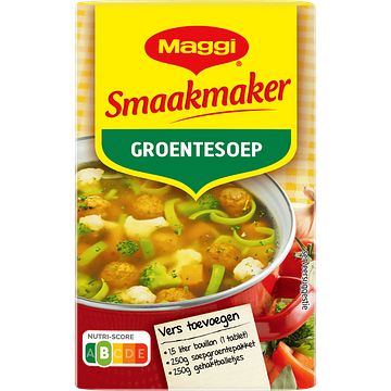 Foto van Maggi smaakmaker groentesoep pakjes 2 x 26g bij jumbo