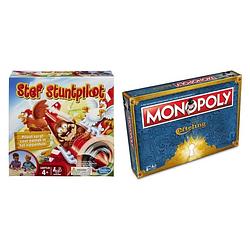 Foto van Spellenbundel - 2 stuks - stef stuntpiloot & party & monopoly efteling