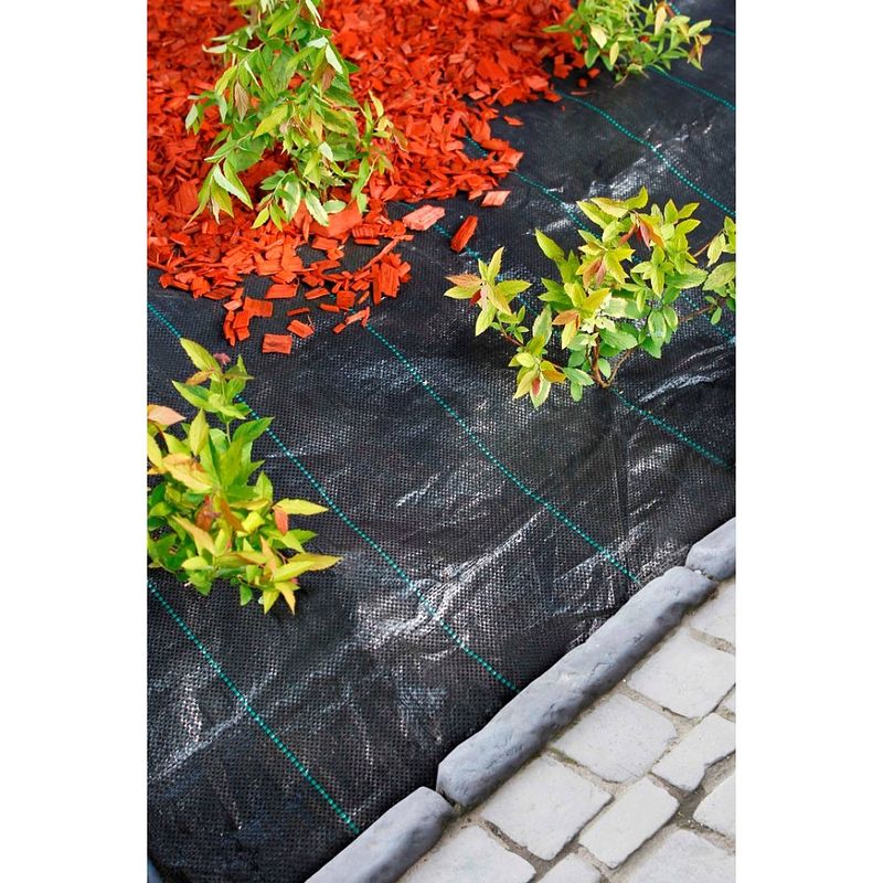 Foto van Nature - gronddoek zwart 2x5m 100 g/m2