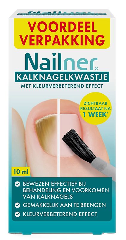 Foto van Nailner 2-in-1 kalknagelkwastje