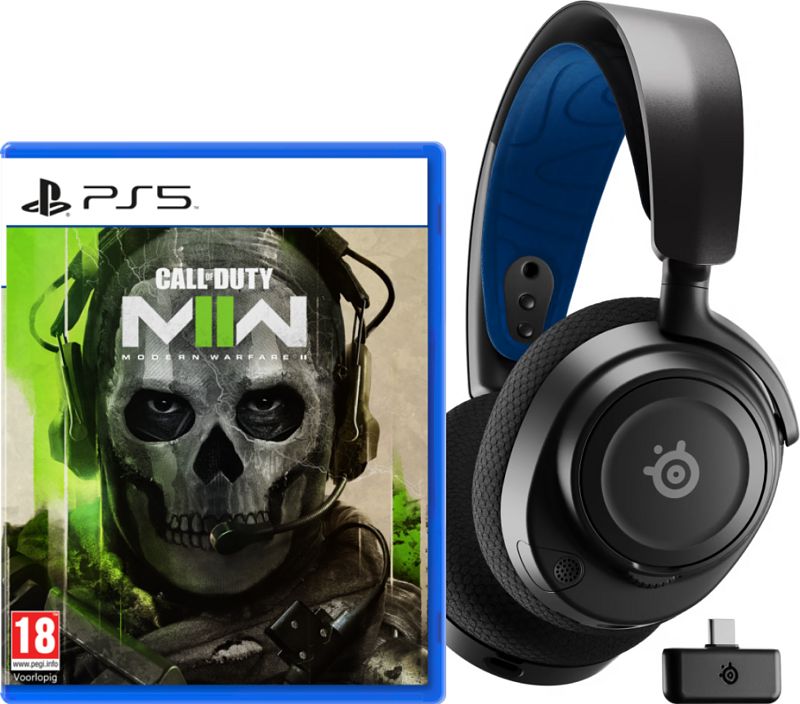 Foto van Call of duty modern warfare ii ps5 + steelseries arctis nova 7p