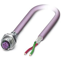 Foto van Phoenix contact 1437478 sensor/actuator steekconnector m12 aantal polen: 2 bus, inbouw 5.00 m 1 stuk(s)