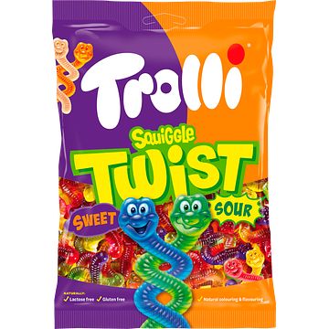 Foto van Trolli squiggle twist 175g bij jumbo