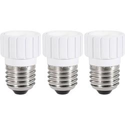 Foto van Lampfitting-adapter e27 naar e14 97029c81a set van 3 stuks renkforce 97029c81a 230 v 75 w