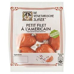 Foto van 25% korting | de vegetarische slager petit filet a l'samericain 5 x 24g aanbieding bij jumbo