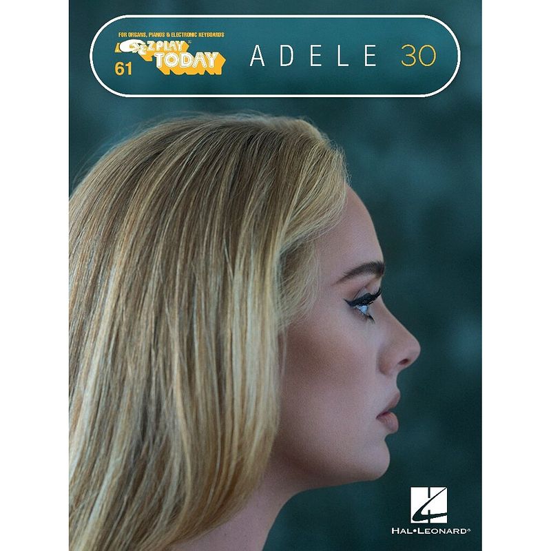 Foto van Hal leonard adele 30 songboek voor keyboard en orgel