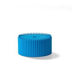 Foto van Ronde opbergdoos 2,5 liter, blauw - polypropyleen - crayola