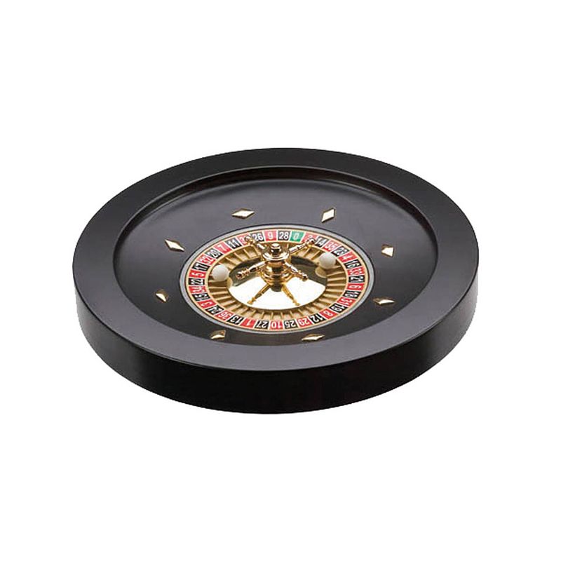 Foto van Longfield roulette set - 36 cm - zwart