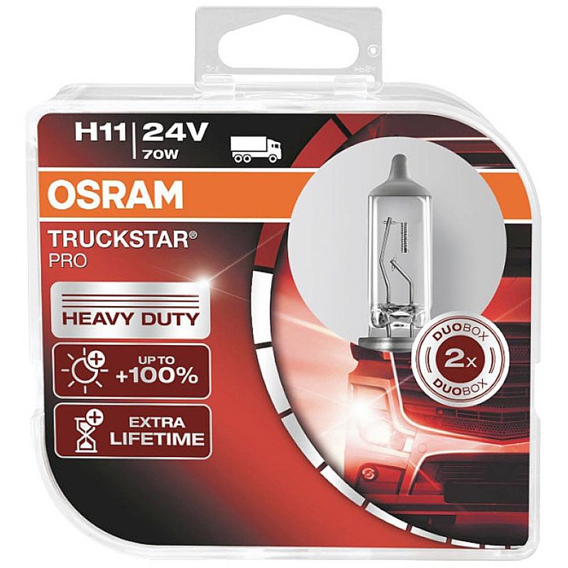 Foto van Osram auto 64216tsp-hcb halogeenlamp truckstar h11 70 w 24 v