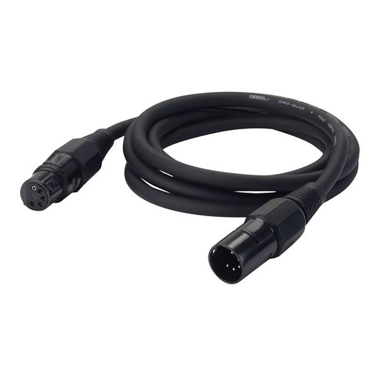 Foto van Dap fl0810 dmx xlr male - xlr female 5-pins 10 meter