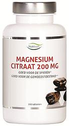 Foto van Nutrivian magnesium citraat 200mg tabletten 100st
