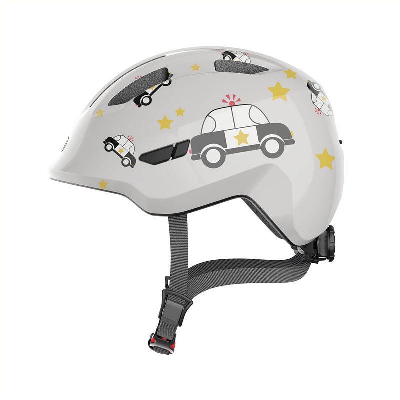 Foto van Abus helm kind smiley 3.0 grijs auto m (50-55cm)