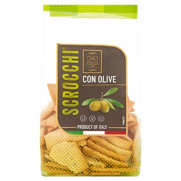 Foto van Ciao italia scrocchi con olive 150g bij jumbo