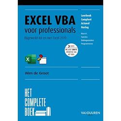 Foto van Het complete boek: excel vba voor professionals,