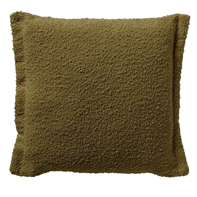 Foto van Dutch decor - otis - sierkussen 45x45 cm military olive - groen